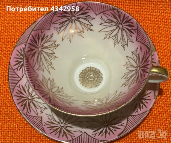 J.Kronester.1950-1960 г. Чаша и чинийка.