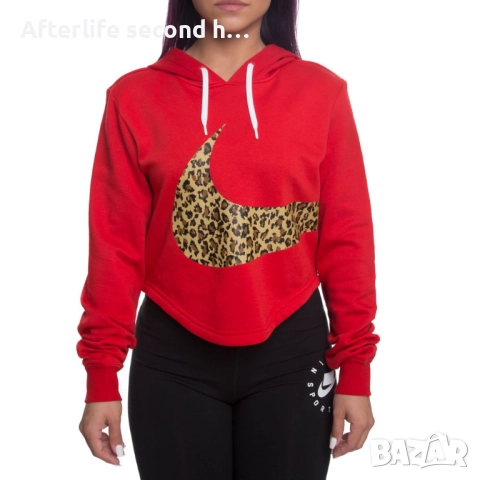 Nike Nsw Crop Flc Womens Hoodie, снимка 1