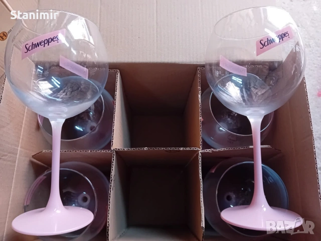 Стъклени чаши - коктеилни, снимка 3 - Други стоки за дома - 53697328