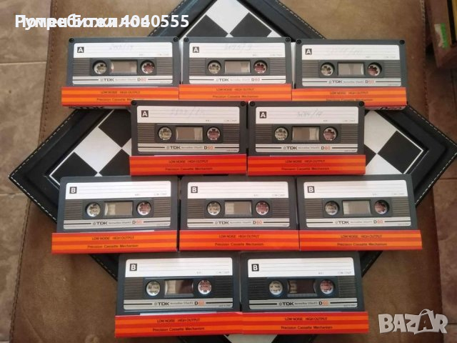 Аудио касети (аудиокасети) - TDK, SONY, BASF, PHILIPS и др-60 минутни , без кутийки, снимка 3 - Аудио касети - 44912588