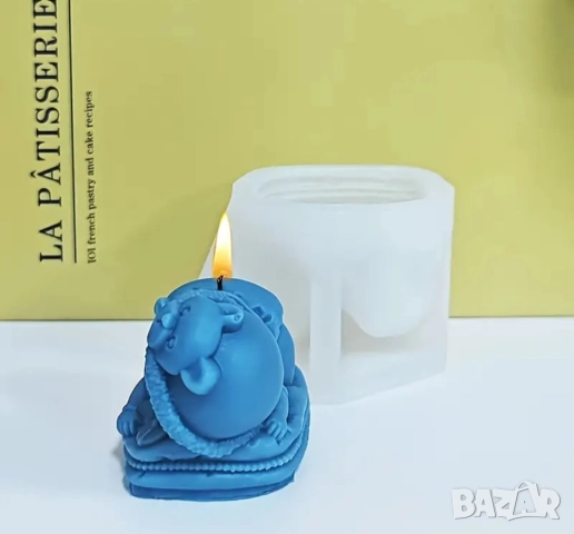 Молд бебе с шапка с мече, снимка 4 - Форми - 52072683