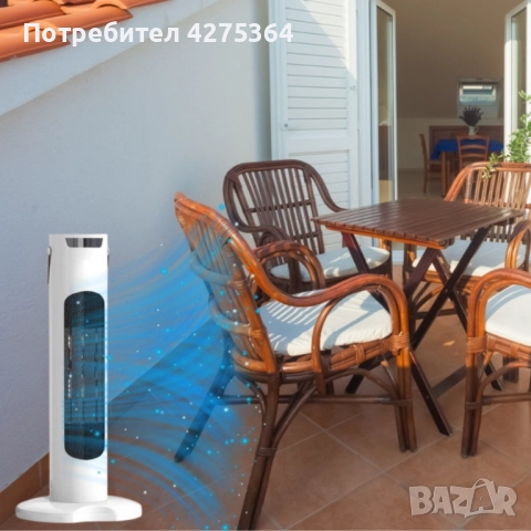 Вентилаторна печка 2-в-1 с керамичен нагревател, осцилация 60°, дистанционно и LED дисплей – 1500W, , снимка 9 - Отоплителни печки - 52261883