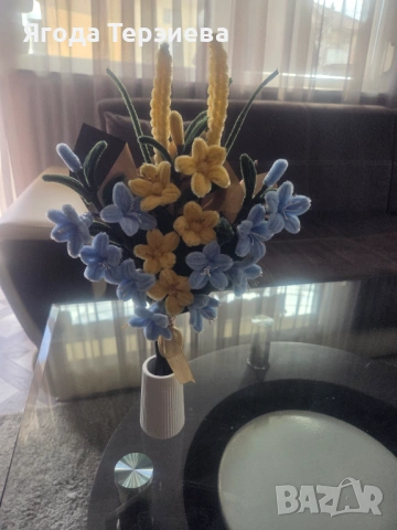 Букет от плюшен тел