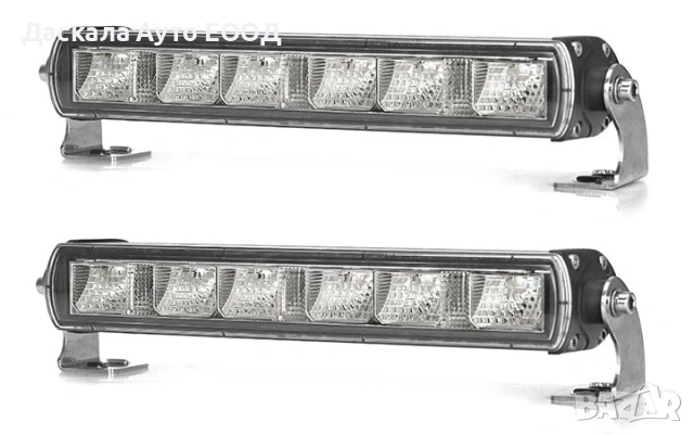 1бр. мини лед бар LED BAR 28cm, 30W с 6 диода, 12-24V