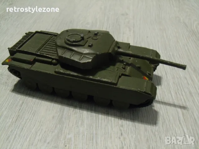 № 7784 стар метален макет - танк  - DINKY SUPERTOYS 651 CENTURION TANK   - MECCANO LTD England, снимка 2 - Други ценни предмети - 48286608