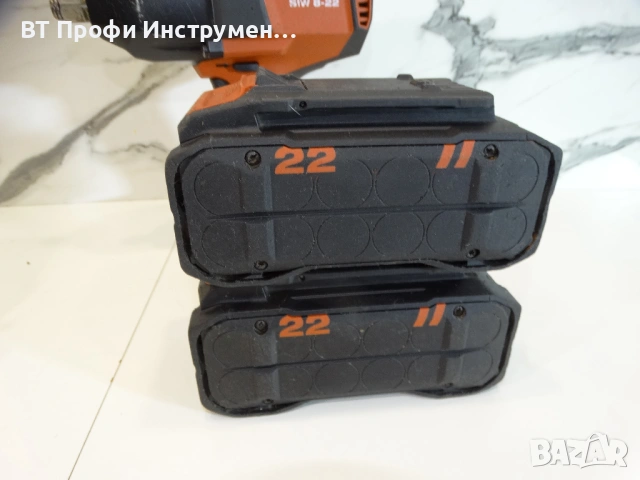 Hilti SIW 8 - 22 / Nuron - Мощен гайковерт 1000 Nm, снимка 10 - Други инструменти - 53082031