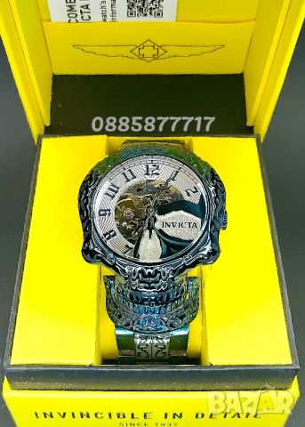 Invicta Skull Artist автоматичен НОВ, снимка 5 - Мъжки - 45236669