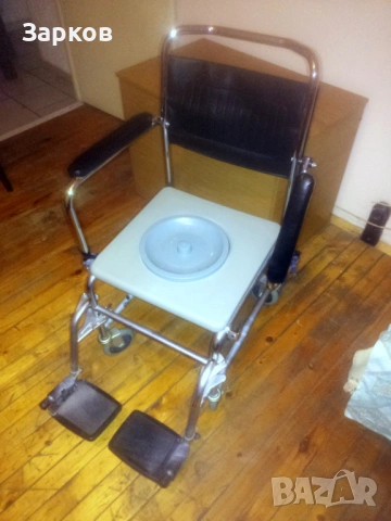 Комбиниран стол за баня и тоалетна БЛУ, снимка 3 - Тоалетни столове - 53505113