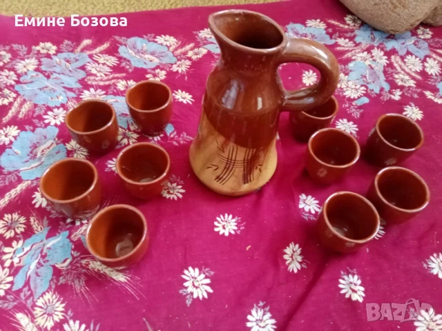 КЕРАМИЧНИ СЕРВИЗИ РАКИЯ,ВИНО,ПОДПРАВКИ , снимка 9 - Декорация за дома - 50739146