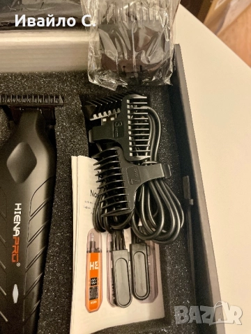 Професионални машинки HIENA 4-in-1 | Подстригване, контур, брада и тяло | Безжична, снимка 3 - Друга електроника - 52315193