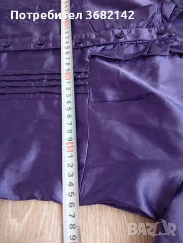 продавам дамска лилава сатенена риза , снимка 12 - Ризи - 51439083