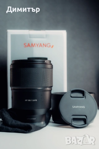 Samyang AF 135mm f/1.8 Sony FE – ГАРАНЦИЯ (Dynaphos), снимка 4 - Обективи и филтри - 53961671