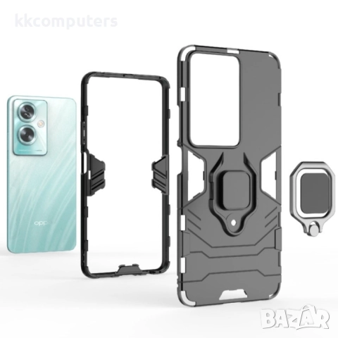 OPPO A79 5G Удароустойчив PC + TPU Finger Ring Калъф и Протектор, снимка 4 - Калъфи, кейсове - 52057116