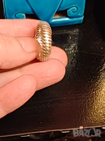 Лот масивен сребърен пръстен и обеци , снимка 2 - Бижутерийни комплекти - 53738437