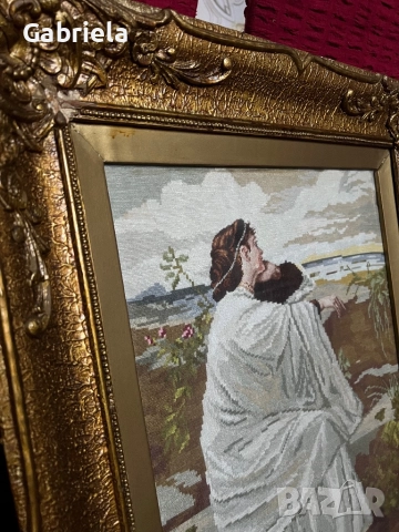 Голям гоблен Ифигения, снимка 2 - Гоблени - 52508532