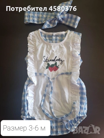 Здравейте Предлагам лот дрешки за момиченце в размер 3-6 М, цена 40€, снимка 4 - Комплекти за бебе - 53373273