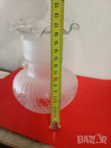 Два абажура за лампа,полилей  в стил арт деко, снимка 3 - Настолни лампи - 53121702