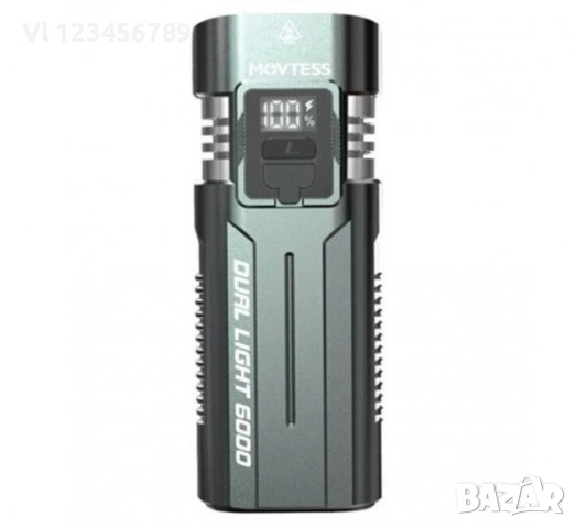  LED фенер за велосипед SM-220, фар за колело, акумулаторен, дисплей, 4 режима, IP43, 10W