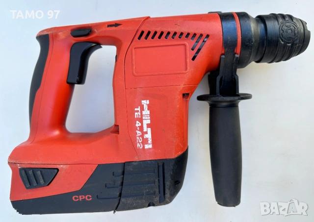 Hilti TE 4-A22 - Акумулаторен перфоратор 2x22V 5.2A перфектен!, снимка 4 - Перфоратори - 53134353