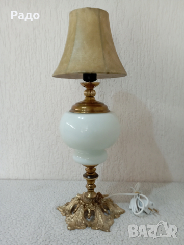 Комплект от две големи старинни лампи - лампа, снимка 2 - Антикварни и старинни предмети - 45005556