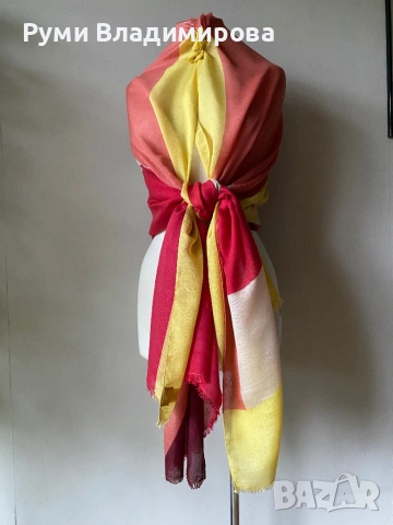 Шал Beck Sondergaard от коприна, вълна, памук, модал и кашмир/ различни видове , снимка 6 - Шалове - 54198580