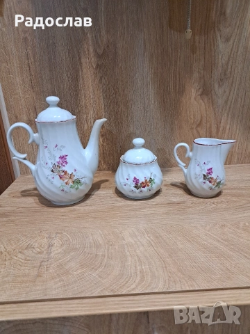 Чисто нови български порцеланови чинии и други красоти от времето на соца, снимка 7 - Чинии - 54093527