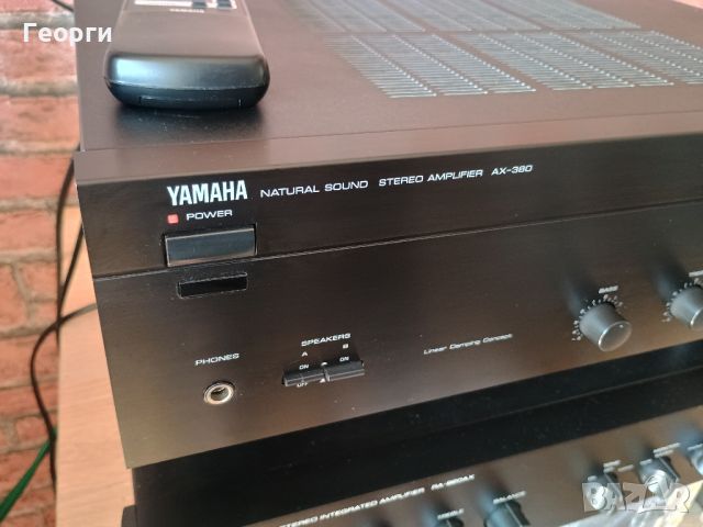 Yamaha AX-380 с ориг. дистанционно, снимка 8 - Ресийвъри, усилватели, смесителни пултове - 46344881