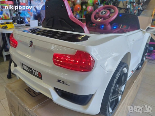 EU Акумулаторна кола 12V MONACO бял, снимка 4 - Други - 53849777