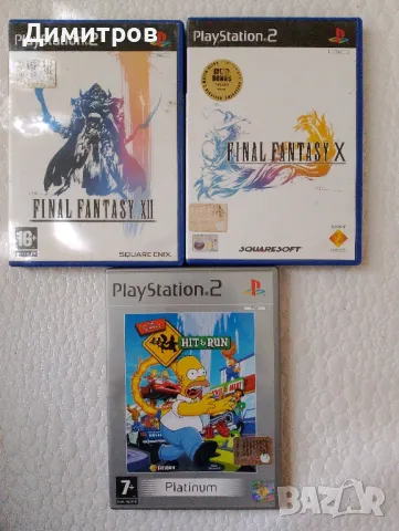 The Simpsons Hit&Run+Final Fantasy ps2 PAL , снимка 1 - Игри за PlayStation - 47168044