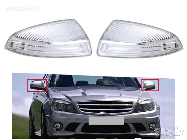 Мигач в огледало за Mercedes Vito / Viano W639 Facelift, снимка 3 - Части - 54202144