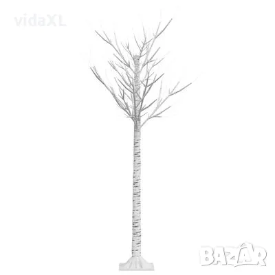 vidaXL Коледно дърво 140 LED 1,5 м топло бяло върба за закрито/открито(SKU:328676), снимка 2 - Други - 48268550