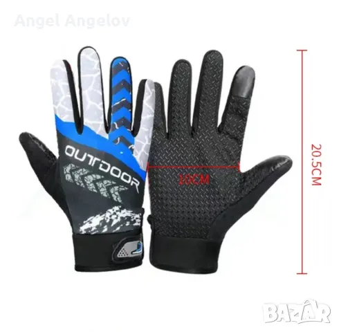 Черни Мъжки дишащи нехлъзгащи се Guantes Moto Bicycle Women ,цена 15 лв, снимка 7 - Ръкавици - 48113947