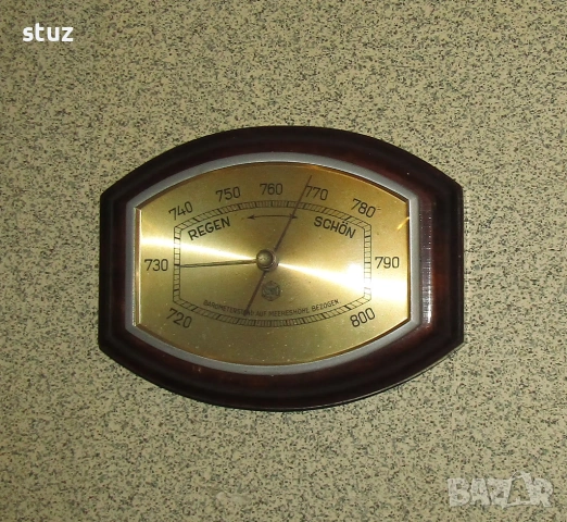 Антикварен немски стенен барометър Sundo