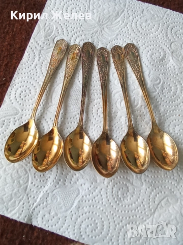 Лъжици позлатени малки 52643