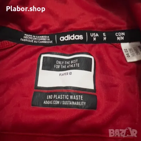 Мъжка блуза Adidas Sideline Knit Quarter Zip, размер М, снимка 4 - Спортни дрехи, екипи - 49864364