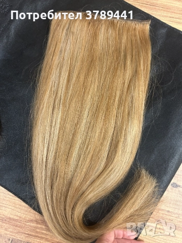Нова коса от естествен косъм – плътна, мека и с естествен блясък!, снимка 12 - Аксесоари за коса - 52345539
