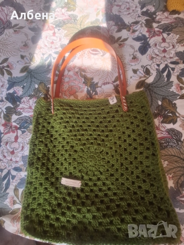 Ръчно плетени дамски чанти, снимка 6 - Чанти - 52822557