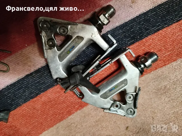 Педали за велосипед колело Shimano 600, снимка 1 - Части за велосипеди - 47306325