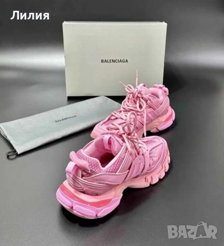 Оригинални маратонки Balenciaga pink , снимка 7 - Маратонки - 51578716