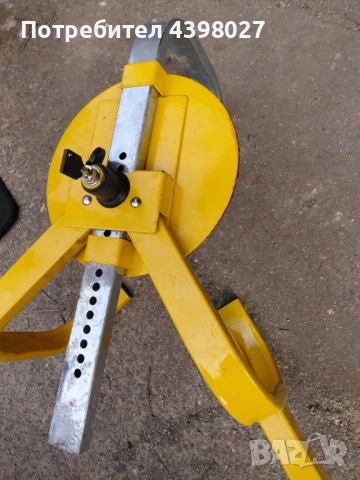 Скоба за заключване на гума за кола/каравана/ремарке, снимка 2 - Аксесоари и консумативи - 53809578