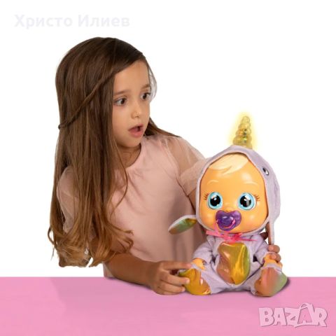 Плачеща кукла CRY BABIES Fantasy Special Edition Narvie със светещ рог, снимка 2 - Кукли - 45173938
