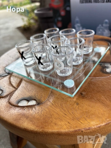 Морски шах с шотове от стъкло, снимка 5 - Шах и табла - 53844241