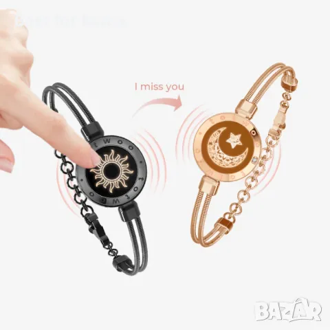 TOTWOO Sun and Moon 3- гривни за влюбени- Дизайнерска серия МОДЕЛ 3, снимка 5 - Смарт часовници - 50104257