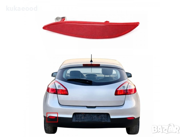 Рефлектор за задна броня на Renault Fluence, снимка 3 - Части - 54105261