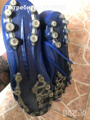Сини бутонки Adidas Predator - номер 43, снимка 3 - Футбол - 50450983
