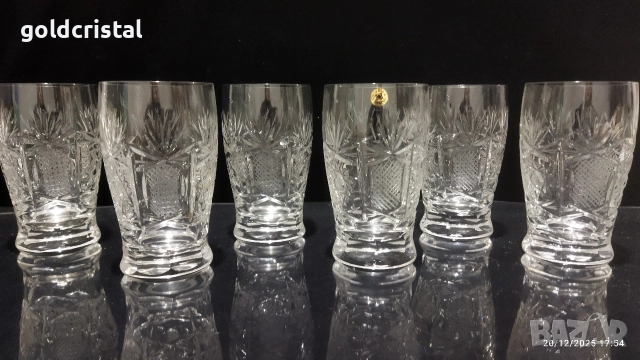кристални чаши за вода 