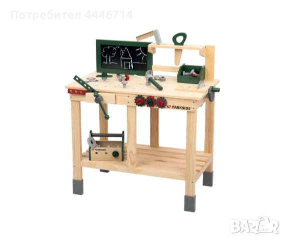 Детска дървена градинска работна маса Parkside , 69 части, снимка 2 - Образователни игри - 51605266