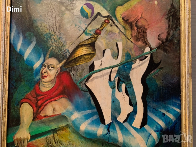 СТЕФАН ЖОТЕВ масло/платно, снимка 2 - Картини - 52838555