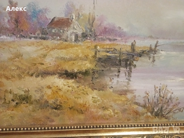 Стара маслена картина!, снимка 2 - Картини - 53867805