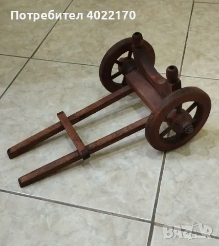 Махагонова поставка за бутилка с вино, снимка 2 - Други ценни предмети - 49725183